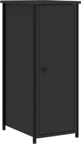 vidaXL-Nachtkastje-32x42x80-cm-bewerkt-hout-zwart
