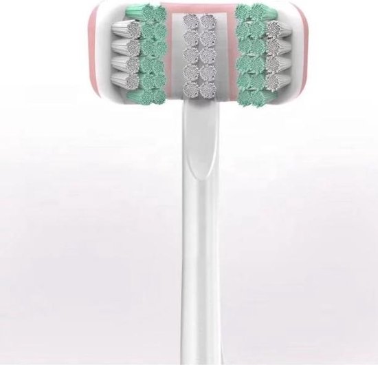 graden tandenborstel-3D opzetborstels-3 koppige elektrische... | bol.com