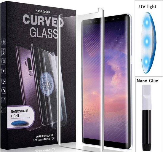 Nano Optics - Beschermlaagje - Huawei P40 - UV Gebogen Glas - Screenprotector