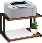 Support d'imprimante industriel Relaxdays - table d'imprimante - armoire d'imprimante - organisateur de bureau