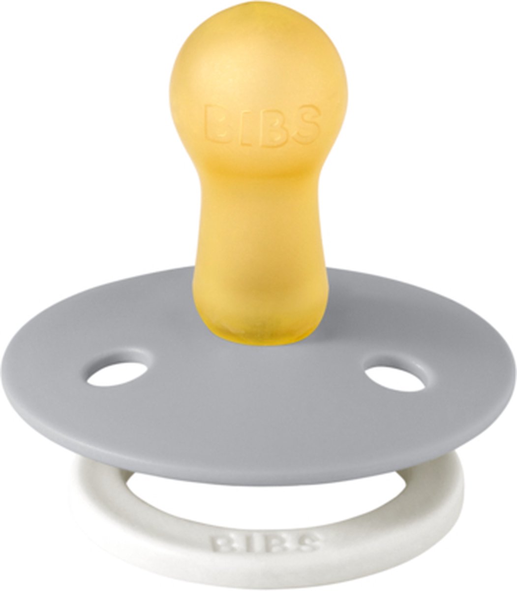 Bibs Cloud Glow maat 2 Glow in the Dark Natuurrubber Leeftijd