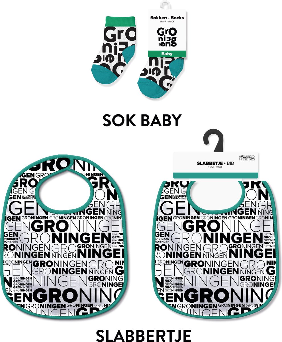 Slabbetjes en sokken met tekst - Baby cadeautjes en kraamcadeautjes - Groningen