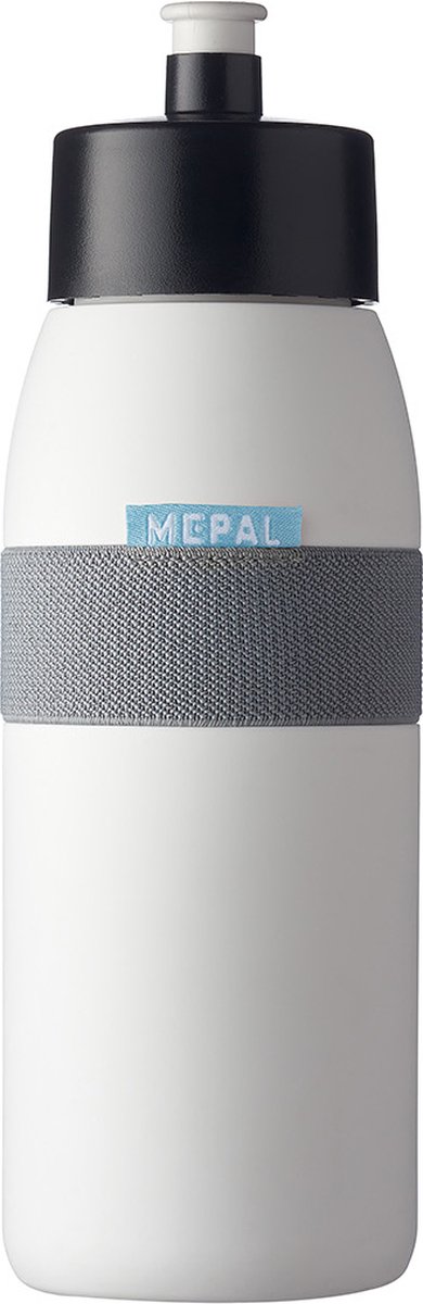 Mepal Bidon Ellipse - Wit 500 ml - Waterfles - Drinkfles