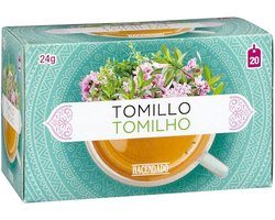 40 ZAKJES TIJM THEE TOMILLO NATUURLIJKE INFUSIE TEGEN VERKOUDHEID, HOEST, SPijsVERTERING & MENSTRUATIEPIJN  BOOST JE IMMUNITEIT, DIURETISCH & DETOX  ONTSPANNEND EN VERWARMEND VOOR DE WINTER!