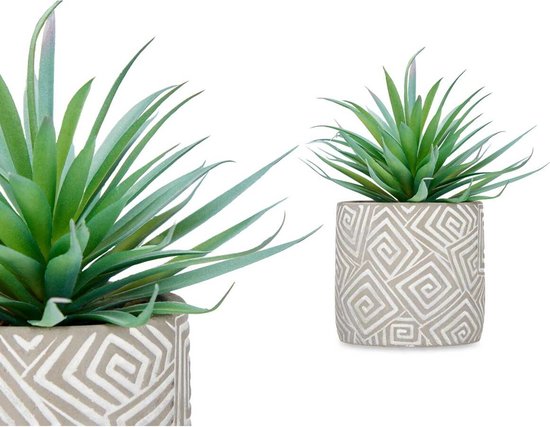 Romimex Keramikvase Mehrfarbig – 15 X 21 X 17 Cm, Mit Griffen, Dekorativ Für Blumen