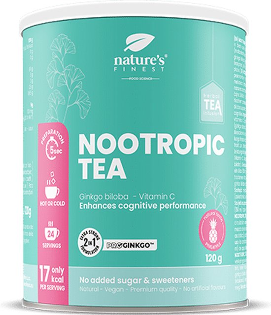 Nootropic Tea Met Ginkgo biloba extract en vitamine C Instant tea