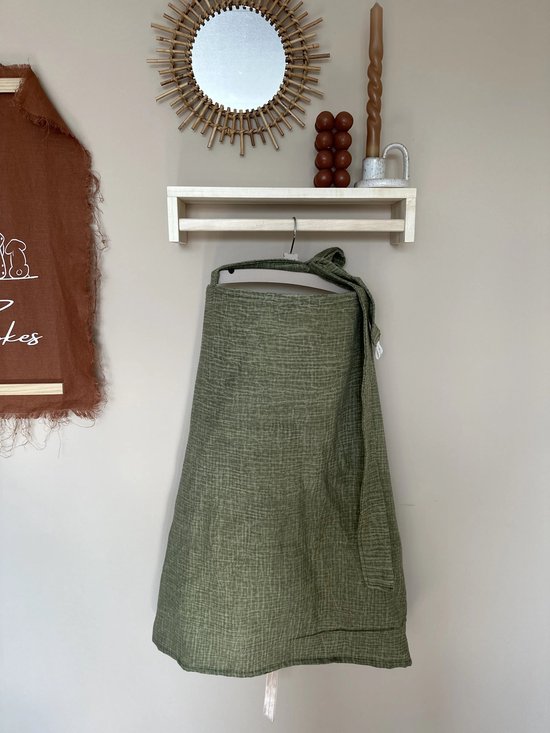  - Voedingsdoek Doekie© Green Jungle - handgemaakt - groen - Frupkes