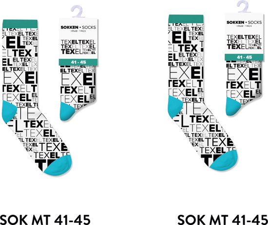 Texel sokken heren en dames - multipack 2 paar - cadeau voor man en vrouw