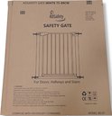 Wit ADSafety traphekje 75-89cm op kartonnen verpakking.