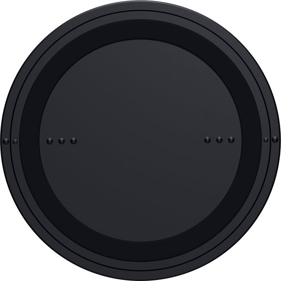 Zwarte onderkant van een Razer volume knop.