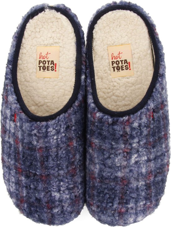 Hot Potatoes Pantoffels Ramsau 70103_06 Blauw-45