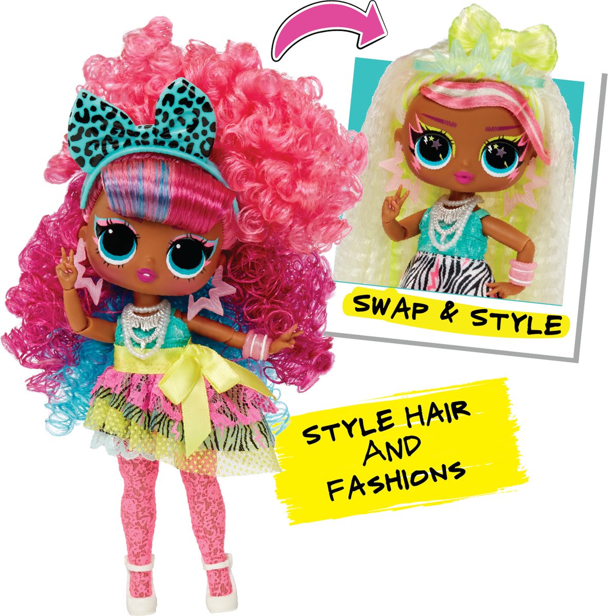 L.O.L. Surprise! Tweens Surprise - 16,5 cm - Swap Modepop - Curls-2-Crimps Cora — afbeelding 5