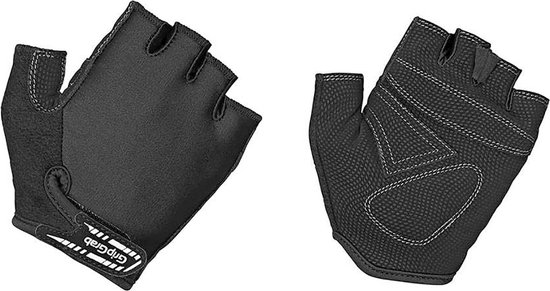 GripGrab - Kids' X-Trainer Junior Korte Vinger Zomer Kinder Fietshandschoenen - Zwart - Unisex - Maat L van Gripgrab — afbeelding 4