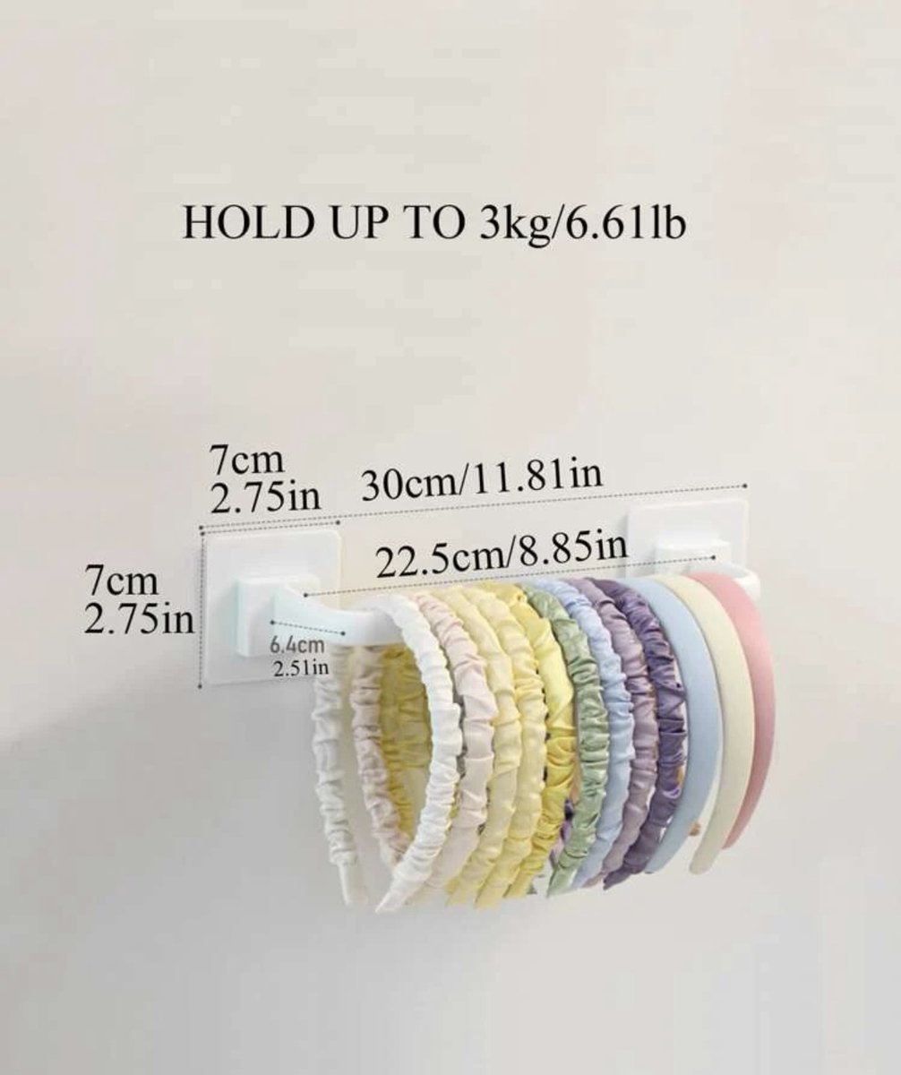 Hoofdband Houder - 2 Stuks Elastisch Multifunctioneel,Wand Display