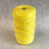 Nylon touw – 20 meter lang – Geel – Dikte 6 mm