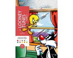 foto van Disney Coloriages Mystères Looney Tunes 2 - Hachette Heroes - Kleuren op nummer kleurboek voor volwassenen