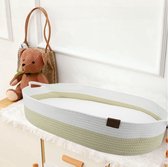 ADSafety - Luxe Verschoonmand - Incl. Matras en 2 Hoezen - Aankleedkussen - Mozes Mand - Babykamer - Commode - Babyshower - Crème