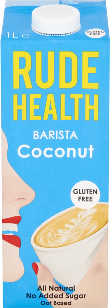 Rude Health - Barista Coconut | Kokos (kokosmelk) 6 x 1L