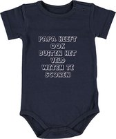 Papa heeft ook buiten het veld weten te scoren Babyromper - geboorte - schattig - cute - jongen