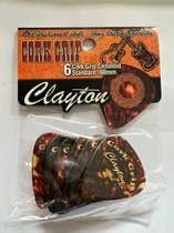 Clayton - Cork grip - Plectrum - 0.80 mm - 6-pack