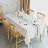 Nappe imperméable lavable en coton et lin, couverture de Table rectangulaire élégante, 140x180 cm, pour la maison, la cuisine, la salle à manger, décoration