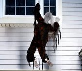 Klimmende zombie 150cm - Halloween decoratie klimmende zombie