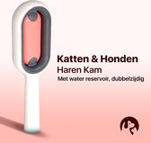Dierenborstel voor Hond & Kat - Ontharingskam - Haarverwijderaar - Verzorging & Ontklitten - Roze