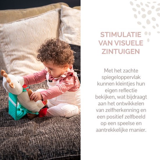 Sophie de giraf Activiteitenspiegel - Knuffel - Baby speelgoed - Kraamcadeau - Babyshower cadeau - Vanaf 0 maanden - 30 x 28 x 9 cm van Sophie de Giraf. — afbeelding 3