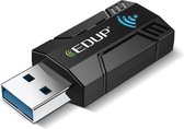 Edup - Adaptateur Wifi - Adaptateur USB sans fil - Dual bande 2,4 Ghz et 5 Ghz - 1300 Mbps - Dongle Wifi - Récepteur Wifi - Mac et Windows