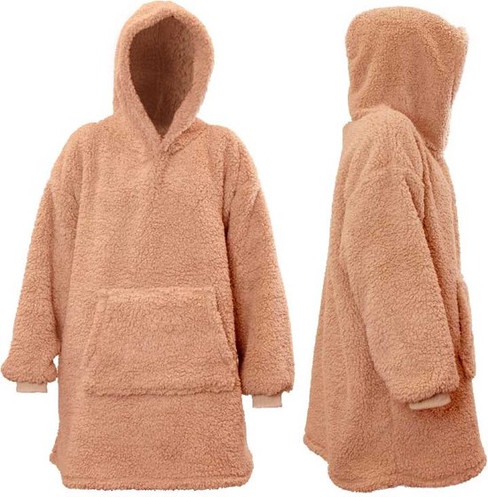 Unique Living - Hoodie Teddy - 70x50cm - Old Pink