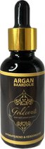 Goldenoil - Baardolie met Arganolie - Hydraterend en Verzorgend - Baardgroei - Valentijn - 30ml
