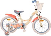 Vélo pour enfants Disney Stitch - Filles - 16 pouces - Blauw corail crème