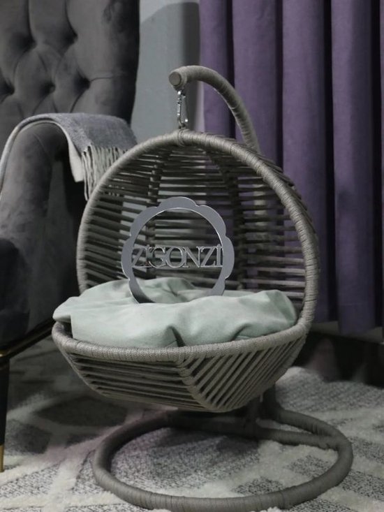 Luna Mini hangstoel voor kat of hond Grijs