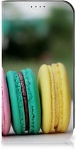 Smart Cover Maken Geschikt voor iPhone 15 Pro GSM Hoesje Macarons