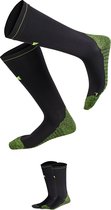 Xtreme - Chaussettes de sport de compression - Unisexe - Multi noir - 35/38 - 2 paires - Chaussettes de course - Chaussettes de sport