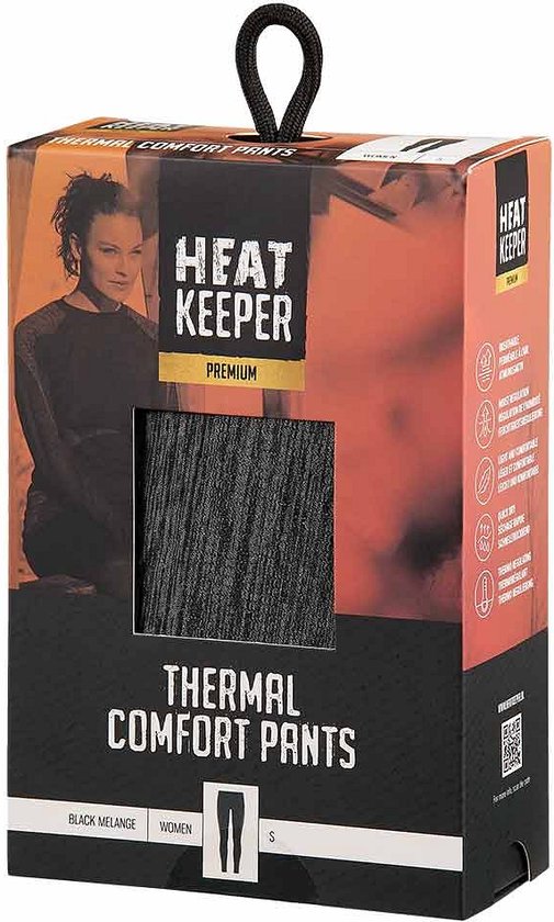 Heatkeeper - Thermo broek/shirt premium dames - Set - Zwart - L - Thermokleding dames - HEAT KEEPER