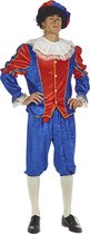 Kostuum Piet Blauw Rood Maat 54