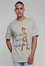Mister Tee Upscale Peter Pan - Disney 100 Faith and Trust Oversize Heren T-shirt - L - Groen