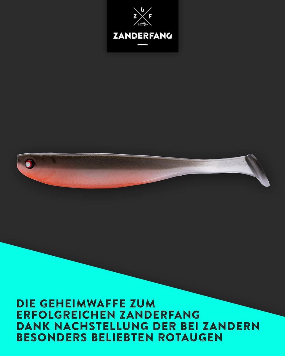Zite Fishing InZite Braw Creature Bait 10,5 cm | Rubberen aas, imitatiekanker, baars