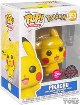 Funko Pop! Pokemon - Pikachu Waving Diamond Glitter #553 Diamond Exclusive