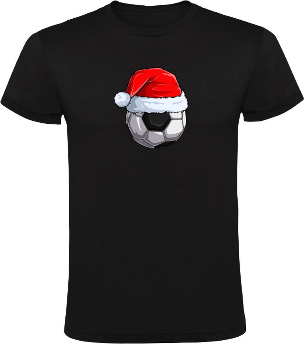Kerst voetbal Kindershirt - kerstmis - feest - sport - feestdagen - winter - bal - kerstshirt