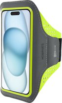 Hardloop Sportarmband geschikt voor Apple iPhone 15 - Groen - Mobiparts