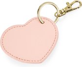 Sleutelhanger hart soft pink - Accessoires voor tassen Bag Base Soft pink