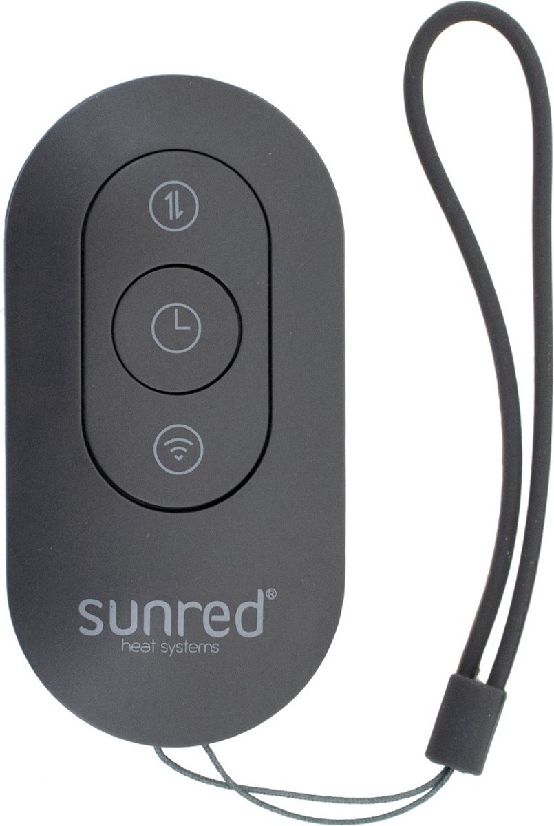 Sunred Moderna Artix Ultra 2000 W - Chauffage de terrasse sur pied - Noir