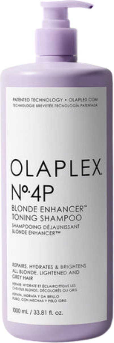 Olaplex - No.4P Blonde Enhancer Toning Shampoo - Shampoo voor alle haartypes - 1000 ml - Olaplex