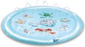 Creative Kids Waterspeelmat Ø100CM - Watermat met Sproeisysteem - Blauw