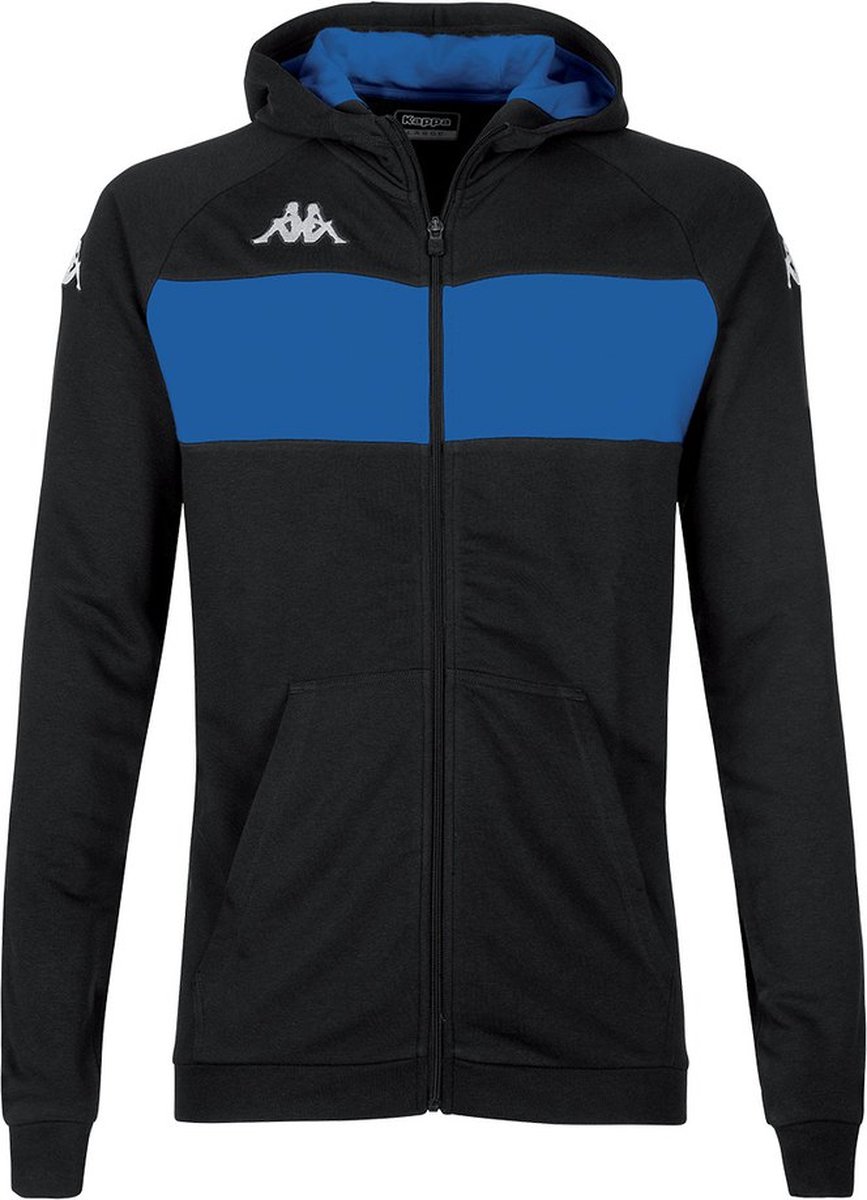Kappa Dacciozi Sweatshirt Met Rits Man Zwart