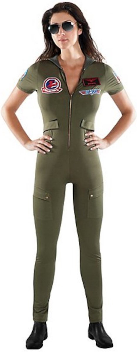 METAMORPH GmbH - Top Gun kostuum met jumpsuit voor mannen - Large