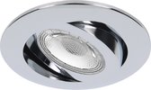 Ledmatters - Inbouwspot Chroom - Dimbaar - 5 watt - 570 Lumen - 2700 Kelvin - Warm wit licht - IP65 Badkamerverlichting