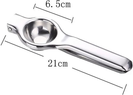 Citroenpers RVS - Citrus Squeezer - Limoenpers - Handcitruspers - Citrusknijper - Handpers - Fruitpers - IXEN van Merkloos — afbeelding 2